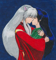 The Kiss - Inuyasha and Kagome