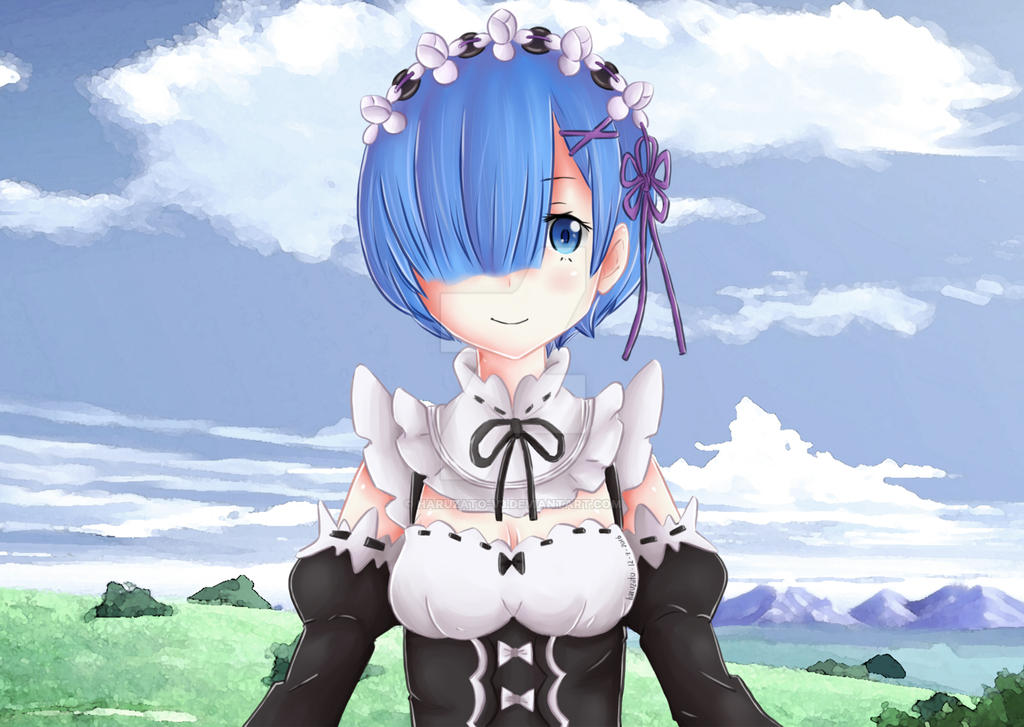 Rem Fans Rem FanArt - 01 by Haruzato-V3 on DeviantArt