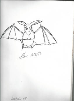 Inktober Day 3: Bat