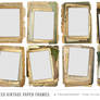 8 Stacked Vintage Paper Frames