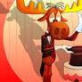 Rocky and Bullwinkle Fanart - PRESTO (my Style)