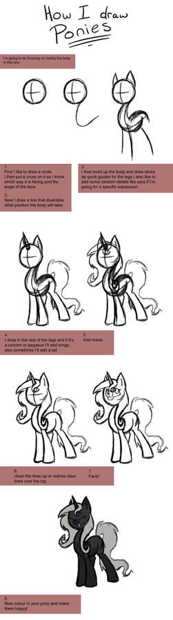 How I Draw Ponies