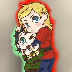 Protect me Brother! Thor and Loki