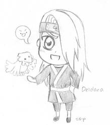 Deidara pencil chibi