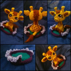 Littlest Pet Shop giraffe amigurumi