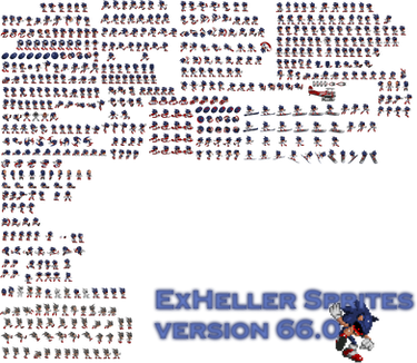 Sonic EXE Ver ModGEN Sprite - Sheet by aiakgsjs on DeviantArt