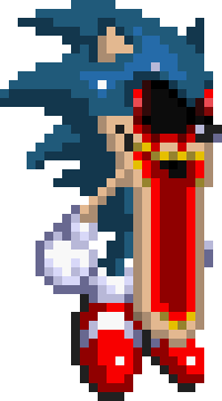 a sonic sprite (lol) by Spoopelia on Newgrounds