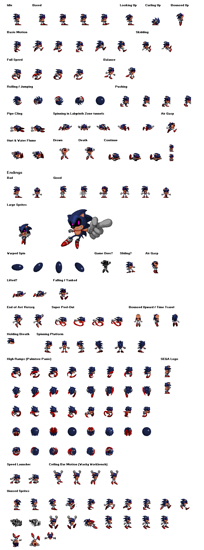 Modern Metal Metal Sonic Sprites (WIP) by SillsDeviant on DeviantArt