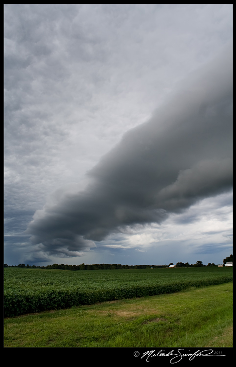 Shelf Cloud on Arrival