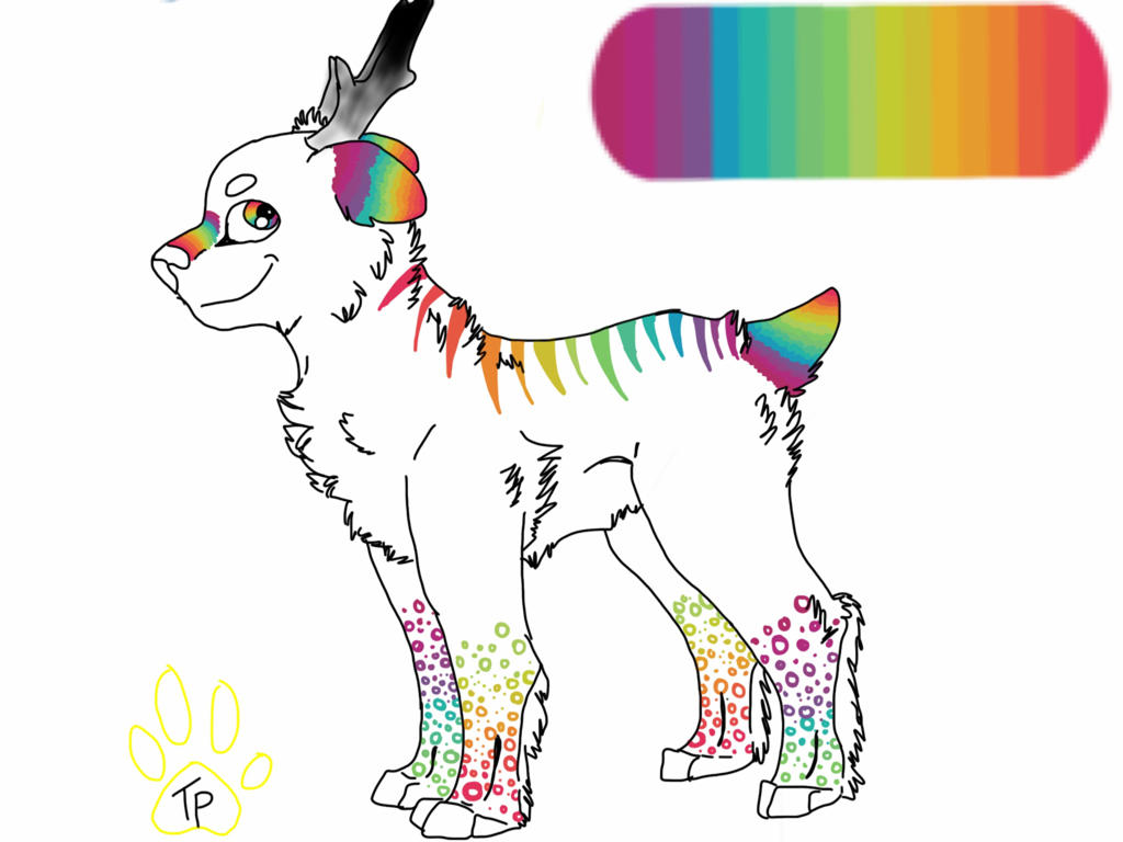 ShiNey rainbow rein-dog adopt -Closed-