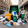 Cleaning supplies, brooms, buckets, dustpans, clea
