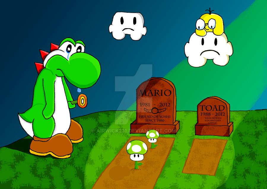 Sad Yoshi by airwick231 on DeviantArt