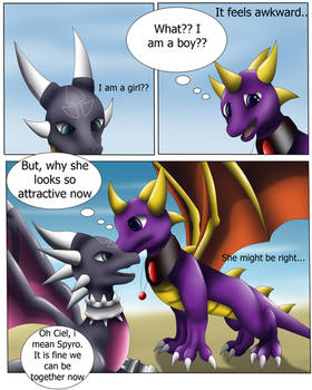 Spyro and Cynder Suit (Dragon TF TG Part 3)