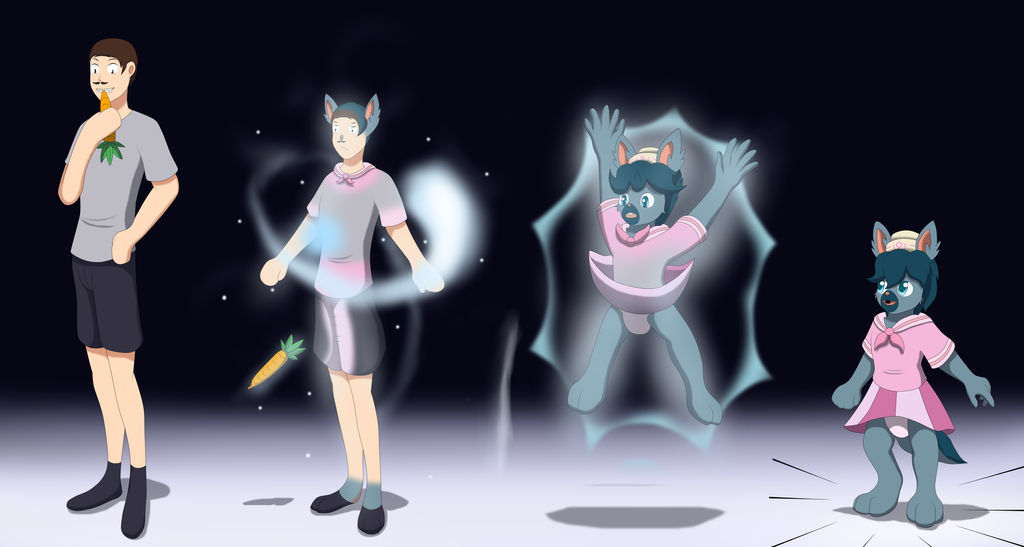 Rabbit TF TG by Avianine on DeviantArt