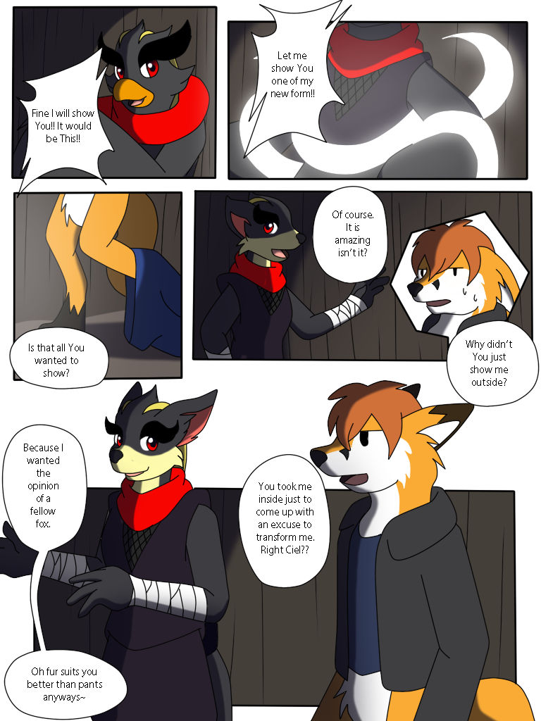 Showing Off Pg 3 Anthro Fox Tf By Avianine On Deviantart