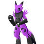 Rubber Renamon - Purple