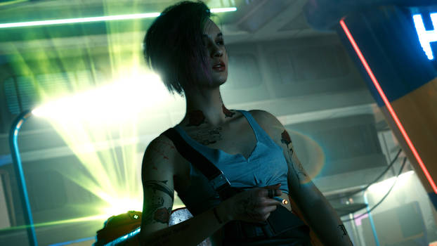 Cyberpunk 2077 - Judy Smoking 8