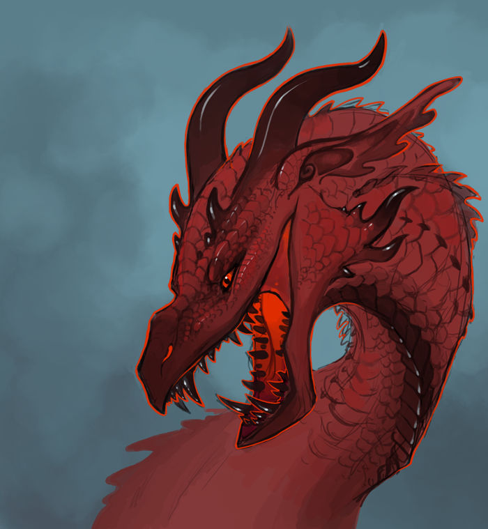 Fire Dragon by Aazure-Dragon on DeviantArt