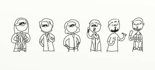 .Movember Vengers. by bababug