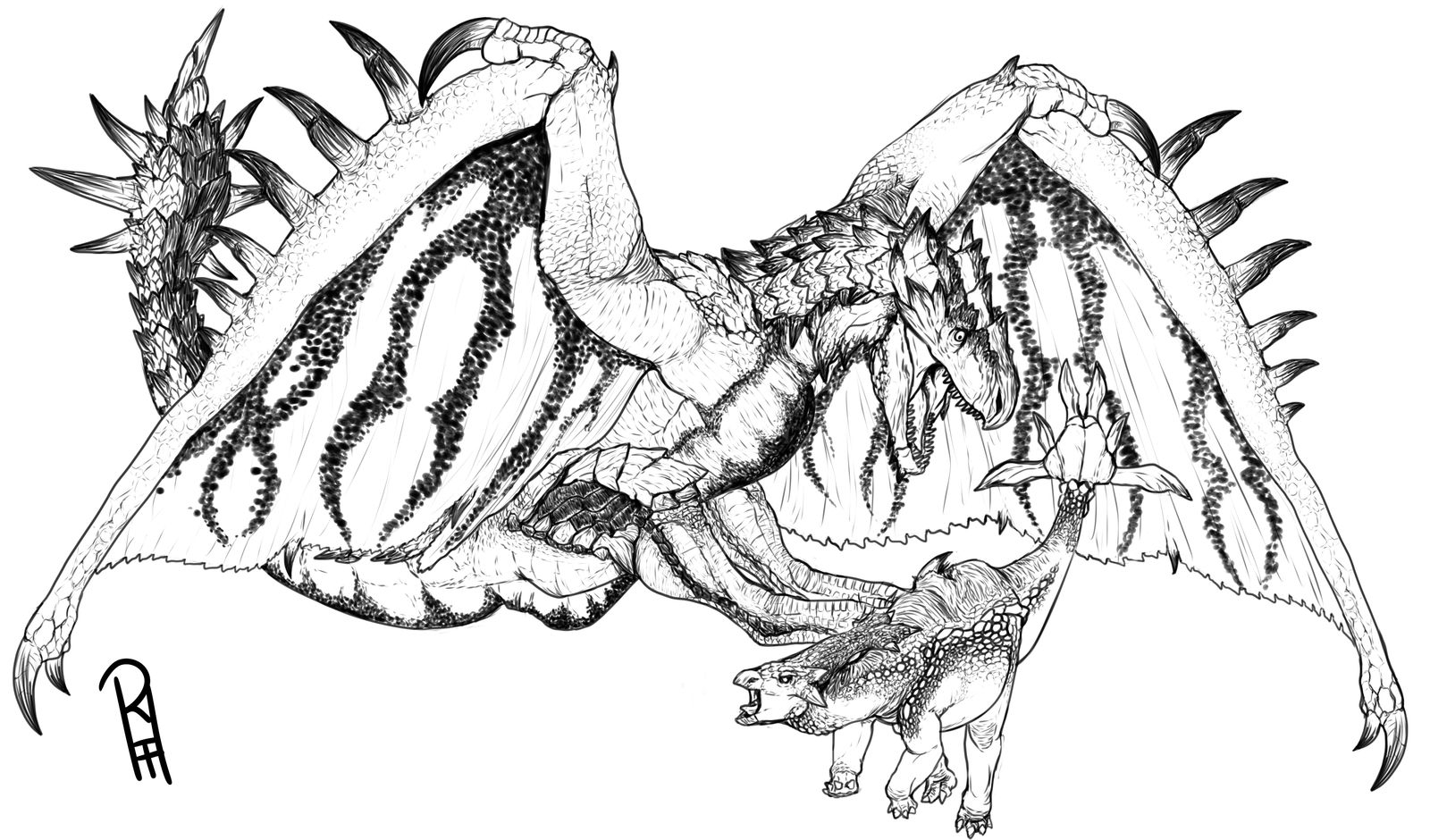 Rathalos Shell Pattern Rathalos by r-heinart on DeviantArt
