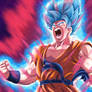 Son Goku Blue Kaio Ken x10!