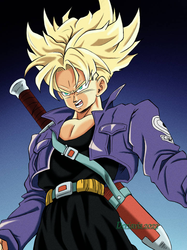 Super Saiyan Trunks by Deriavis on DeviantArt