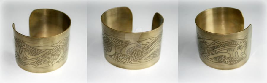 Viking cuff bracelet