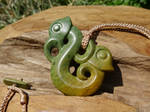 Manaia 'Tipu' 1 Pounamu / Jade by merovech-navarre