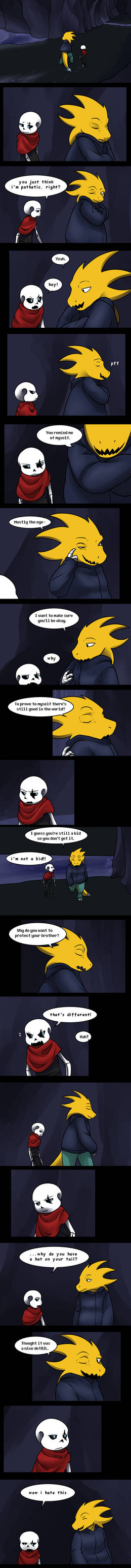 Swapfell Sans page 9 by Maxlad on DeviantArt