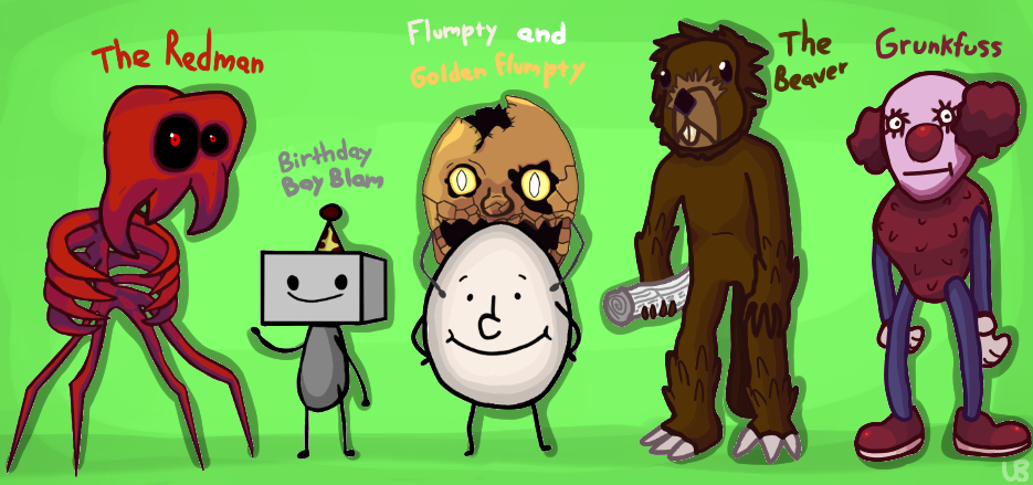 Onaf Roster All le ONAF characters~ by UnderBLOX on DeviantArt