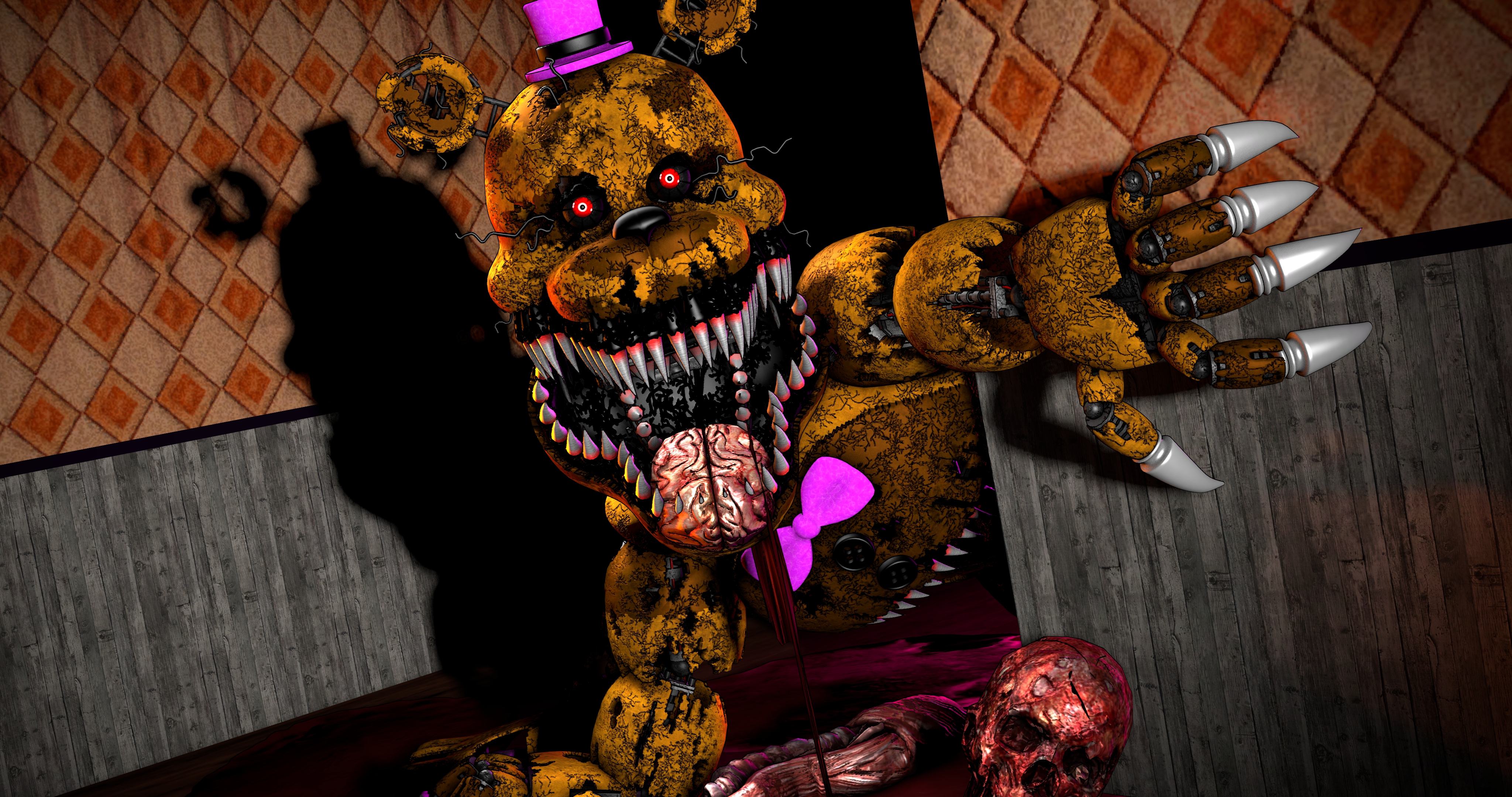 REMAKE] Nightmare Fredbear Time by TheFuckingPuppet on DeviantArt