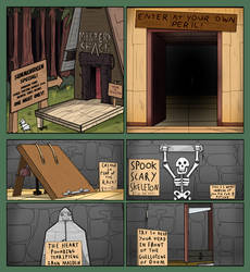 Gravity Falls: Summerween Dungeon Page 1 by Kenzoe64