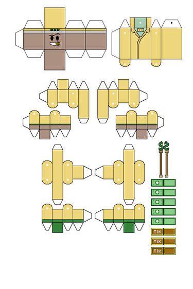 tubbo pixel papercraft  Papercraft minecraft skin, Minecraft printables,  Minecraft templates