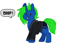 Pitchy Black [Bouncy Pixel Pony]