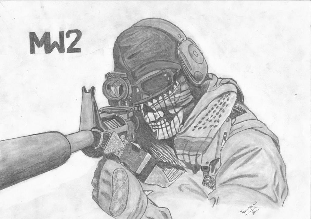 cod ghost drawings