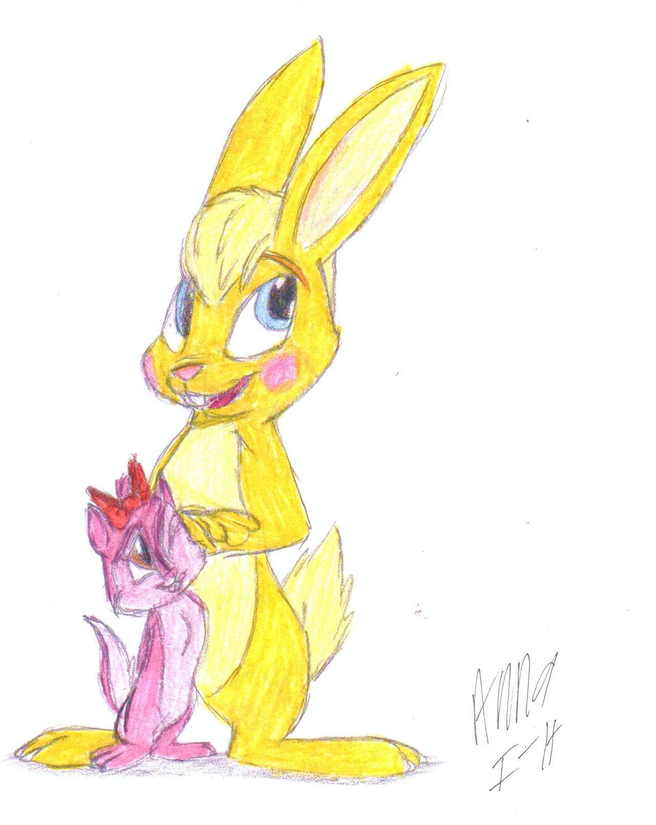 Lucky Rabbit Drawing lucky rabbit by happychipmuk on DeviantArt