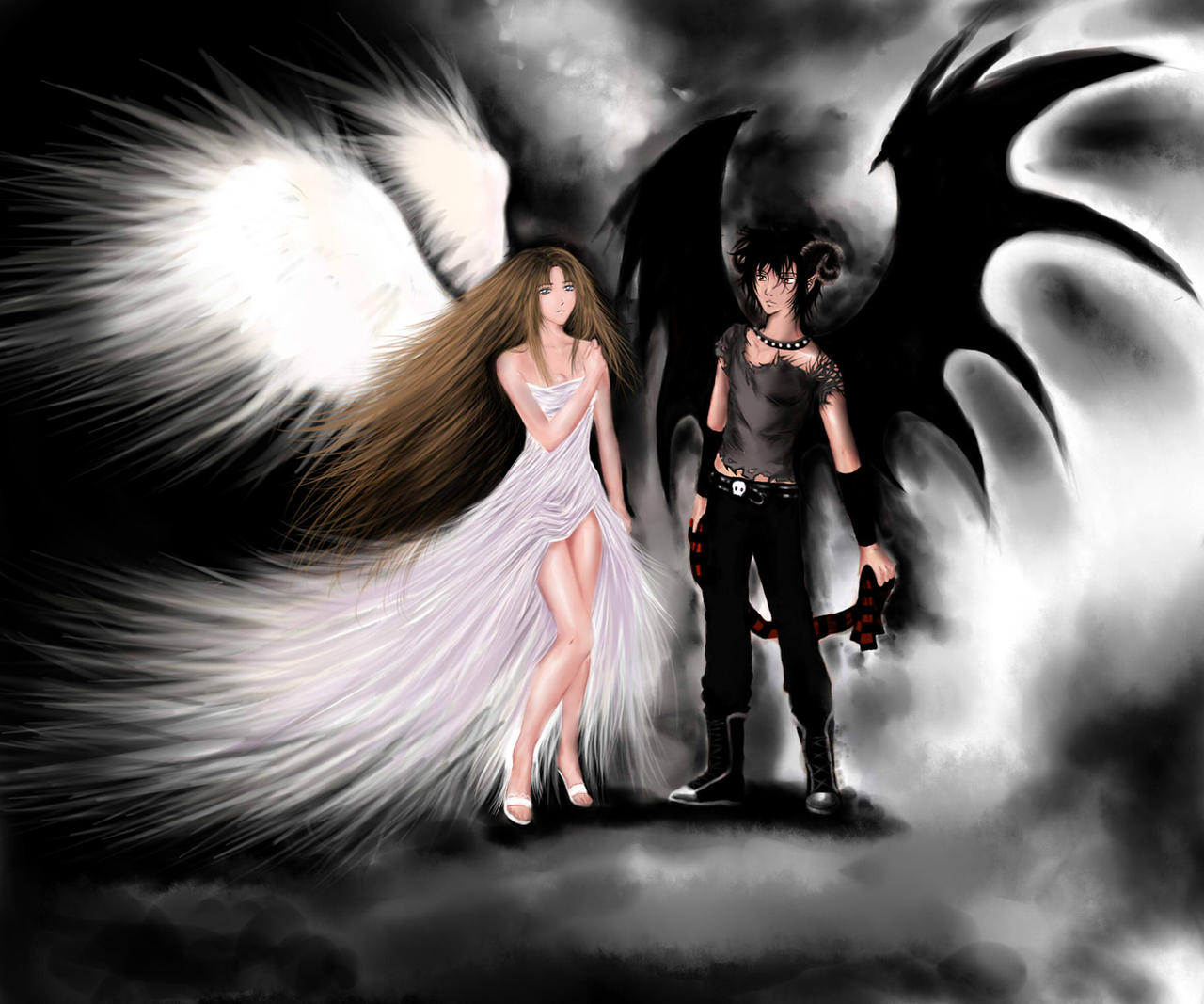 Angel and Demon..