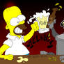 Homer and Bender