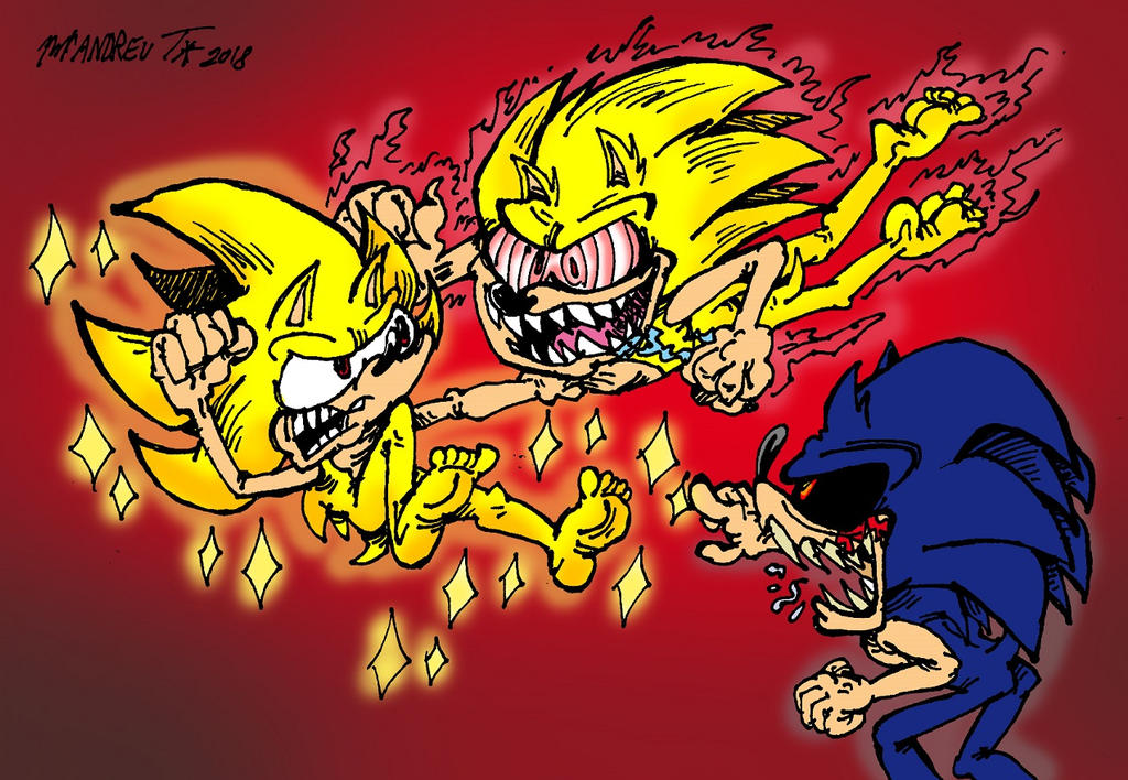 Fleetway Sonic vs Sonic Exe #vsedit #vsbattle #fleetwaysonic #fleetway, fleetway  sonic