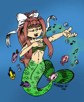 (Commission) Singing Mermaid Monika