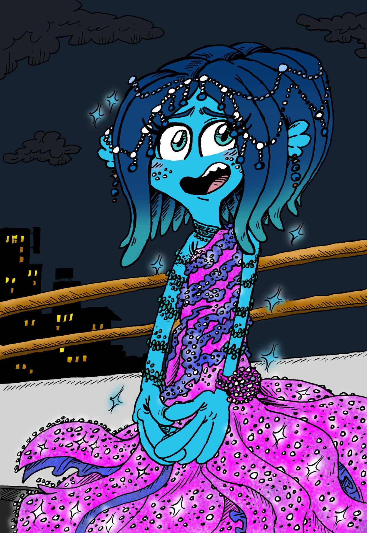 ruby gillman prom dress I Like Gillman's "Nice Dress, Ruby, So Ultimate Beautiful " #RubyGillman #TeenageKrakenMovie #DreamWorks Lilac Available Sizes Prom Queen Ruby Gillman by