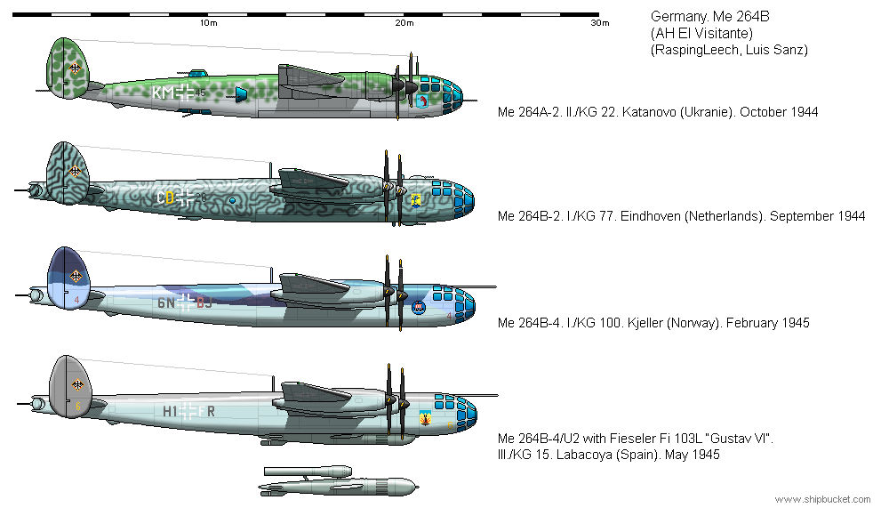 Messerschmitt Me 264B AH El Visitante By Yqueleden On DeviantArt messerschmitt-me-264b-ah-el-visitante-by-yqueleden-on-deviantart