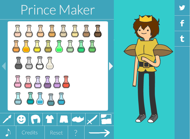 Adventure Time Character Creator