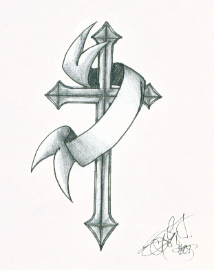 Sha's Cross tattoo 01