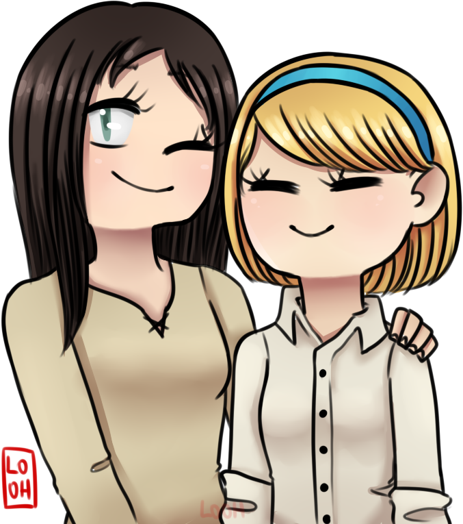 Fem! Eren and Fem! Armin