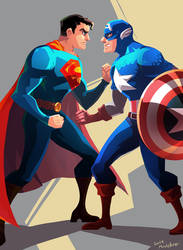 Superman VS Captain America