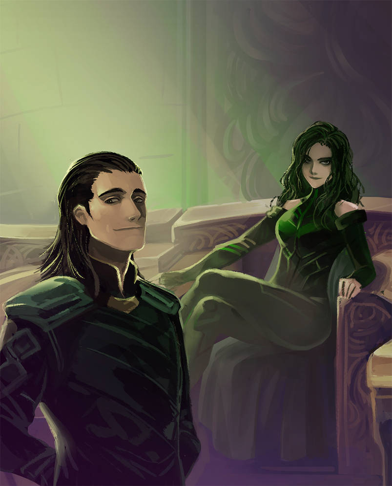 Thor 3 Ragnarok Hela and Loki by Mushstone on DeviantArt