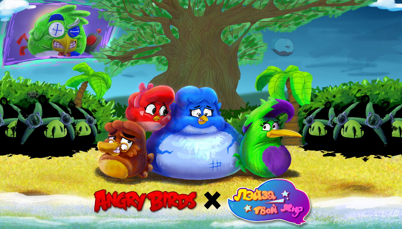 Rainbow friends Vs Angry Birds By GameToons (soon) by alanmedina66 on  DeviantArt