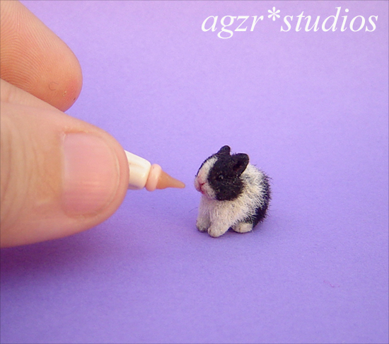 Ooak Handmade Baby Bunny 1 12 scale dollhouse