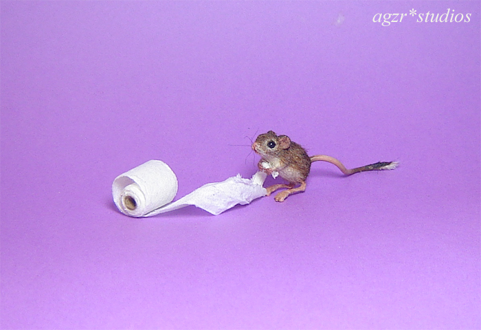 Jaculus 1:12 scale Cangure Rat Mouse handmade